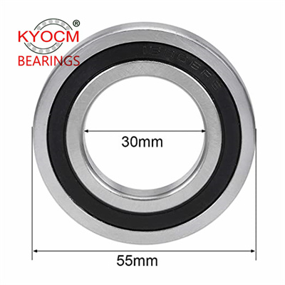 16006-2RS Deep Groove Ball Bearing 30x55x9mm Double Sealed Chrome Steel Bearings